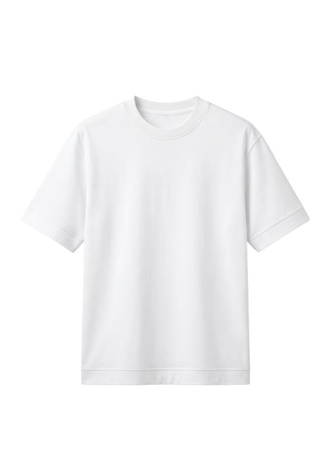Paolo Pecora Milano Men's Loose Fit Cotton T-Shirt - Optical White PAOLO PECORA |  | F011 40951101